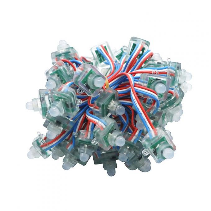 Il pixel del quadrato LED della lettera di Manica mette insieme il quadrato 12mm di DC5V WS2811 si è diffuso 0