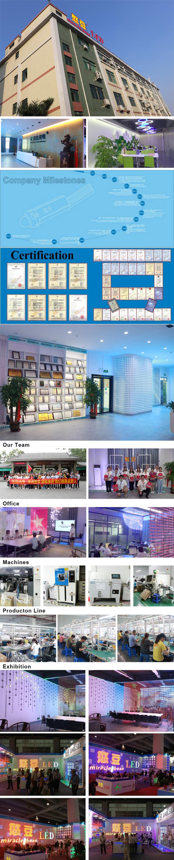 Luce permanente 5050 Rgb Rgbw 1903 di festa di 20MM luce del punto del pixel principale IC 2904 Dmx512 11