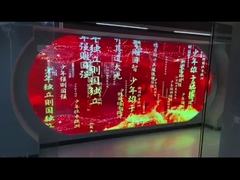 Display LED trasparente LED schermo di griglia LED trasparente mesh LED video muro interno P3.9-7.8