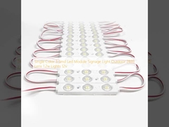 Modulo LED SMD a 3 colori singolo per insegne luminose per esterni 2835 Lens 1,2w Luci 12v