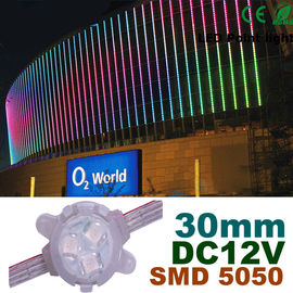 colore pieno del modulo del pixel di 30mm DC12V RGB LED per la decorazione di costruzione