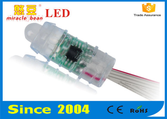 Full Color Dc5v Rgb 0.3w 12mm Led Pixel With Pvc Shell + Pu Inside