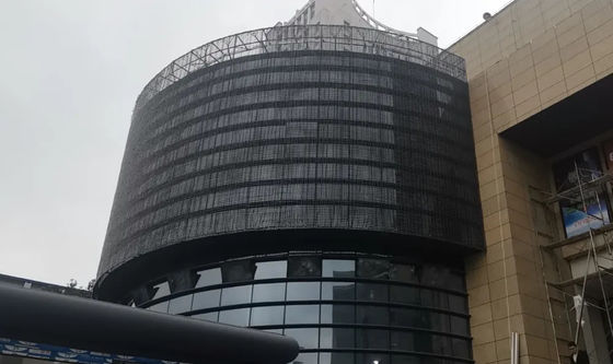 Flexible LED Video Curtain LED Mesh Screen With DMX512 Control Mode