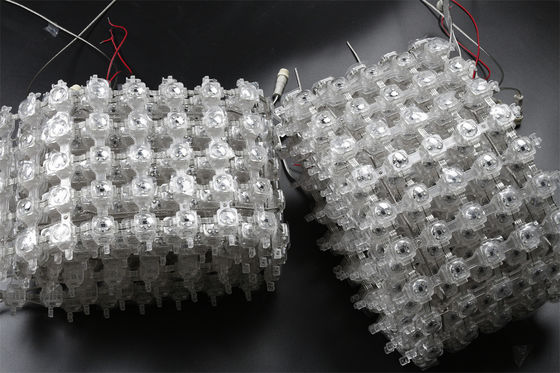 Interior And Outdoor Miracle Bean LED Mesh Curtain SMD3535 RGB DC12V