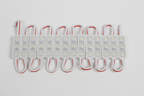 High Brightness 66LM Waterproof 3 LED light modules Outdoor smd5050 12V Cold White injection Led Module