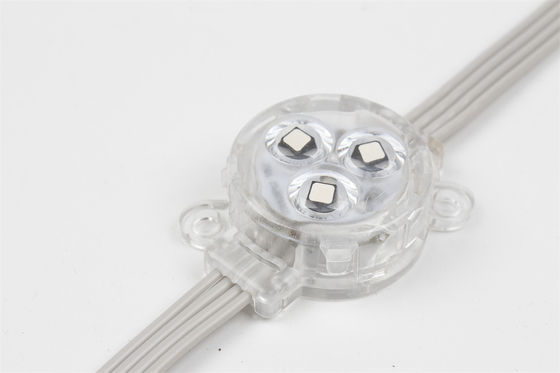 30mm 0.75W DC12V RGB LED Point Light Installation of Convenient with IP67