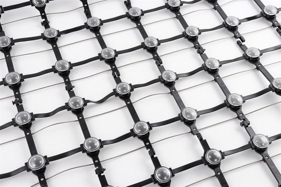 P143 RGB SMD3535 30mm LED Flexible Mesh Screen With IP67 Protection