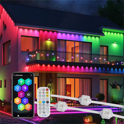 25mm permanent custom IP67 outdoor waterproof Christmas eaves light