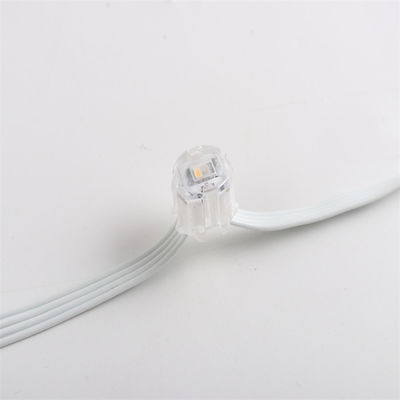 Permanent RGBW LED Eave Light With IP67 Waterproof Rating 20*12.5mm 60pcs/String