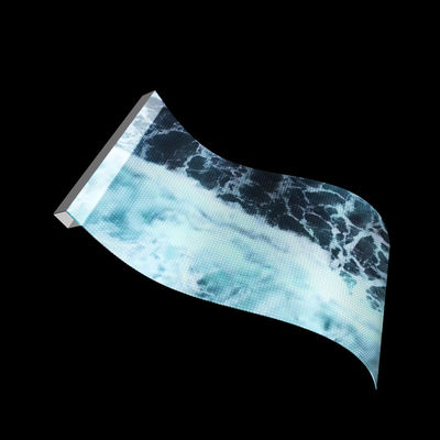 Customizable OLED Transparent Advertising Screen P16 DC5V 16bit WE2121 RGB LED for Indoor