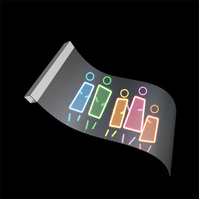 RGB Color Temperature LED Transparent Screen for Bright Advertisement Display Animation Video