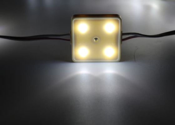 Direct Power Injection LED Module 4 LED SMD3030 White 0.75W DC12V Flame-retardant meterial IP65 for Lighting