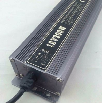 Led Switching Power Supply 12V 24V 200W Waterproof IP67 Aluminium Alloy Shell