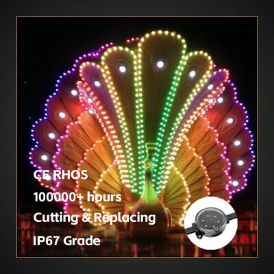 30mm IP67 Waterproof RGB Color Changeable LED Pixel Light for Outdoor Decoration