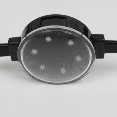 IP67 Outdoor 40mm 2W RGBW LED Point Light Source Featuring 48V DMX Control for Hotel Facade Eave Decoration