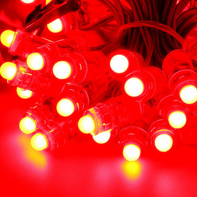 Outdoor IP67 0.15W DC 12V 9MM Rgb Pixel Light Strings