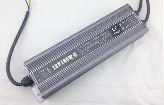 Safety 180 W Waterproof LED Driver 24 V DC12V High Efficiency