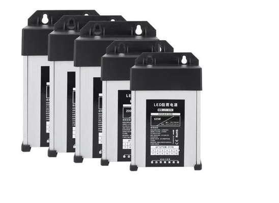 Alimentatore LED per esterni ad alta efficienza 12V 24V con protezione da cortocircuito AC DC per progetti di illuminazione