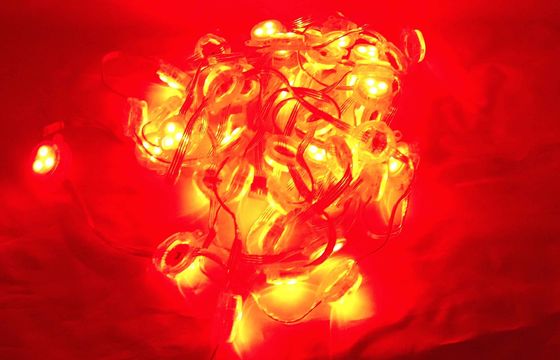 Red Green Blue Led Rgb Pixel Color Temperature DC12V 1W Fairy Light Curtain