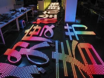 Il colore pieno di IP67 12mm 5V RGB ha condotto l'illuminazione all'aperto di pubblicità dei moduli per i segni