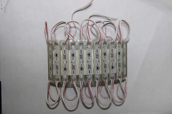 Modulo LED RGB SMD5050 7512, dimensioni: 7512. Luce per insegne a colore singolo con lente per esterni 0,72W 12v IP65