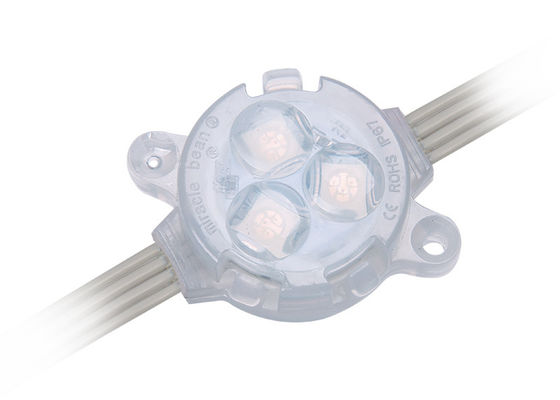 30mm 12V IP67 LED impermeabile con angolo di raggio di 120 gradi realizzato in materiale PC