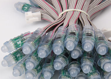 Il colore pieno Dc5v Rgb 0.3w 12mm ha condotto il pixel con il PVC Shell + unità di elaborazione dentro
