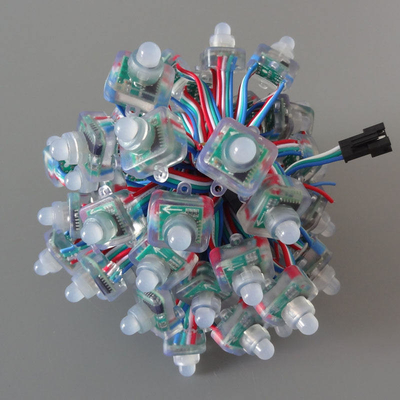 WS2811 protezione della luce 5V 12V 6898 Chip Full Silicon Glue Waterproof del pixel del quadrato LED