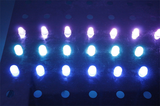 IP68 0.3W Waterproof 5V 12mm Square single color LED pixels LED point light source Christmas glow ball colored lights