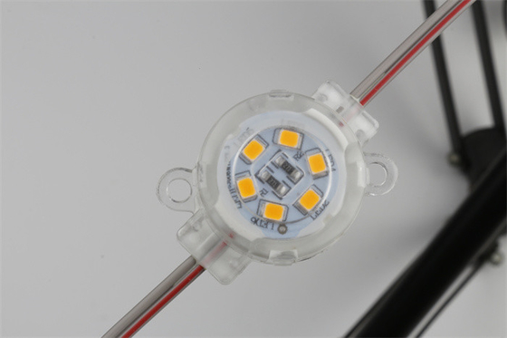 Luce 1800K di Bean Point LED di miracolo - il singolo colore SMD2835 di 6500K 0.6W impermeabilizza