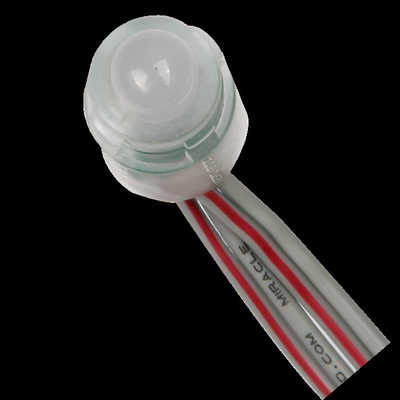 Luce 12MM impermeabile all'aperto 0.3W DC5V TTL6898 RGB del pixel di IP67 LED