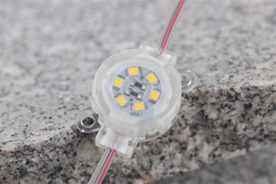 La luce del punto del pixel di DC12V 0.6W LED impermeabilizza UV anti- del PC 6500K di IP67 SMD2835 30mm