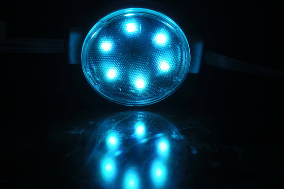 lampade IP67 LED Dot Programmable di Rgbw Smd3535 6 di colore pieno della luce del pixel di 50mm DC24V 2W LED
