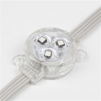 luce impermeabile del punto di 30mm DC12V 0.75W LED con IP67 RGB SMD3535