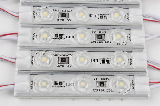 Outdoor IP67 DC 12v Waterproof Lighting Sign Module 2835 Lens 1W Light Injection 2 SMD LED Module