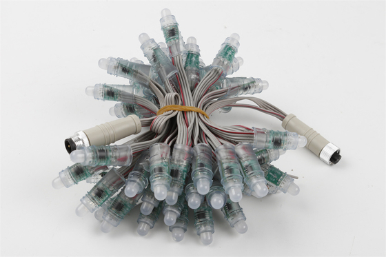 12mm LED Pixel Light impermeabile per esterni a colori 0.3W DC5V IP67