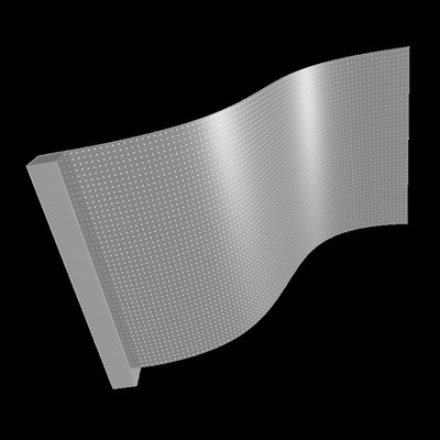 Super Slim Led Screen PCB Board Film trasparente flessibile P20 pubblicitario LED Display Facile installazione