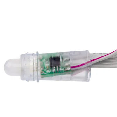 Lampade a pixel a Led 0.2W DC12V IP67 Unico colore 9mm Acqua resistente all'aria aperta Lettere del canale pubblicitario