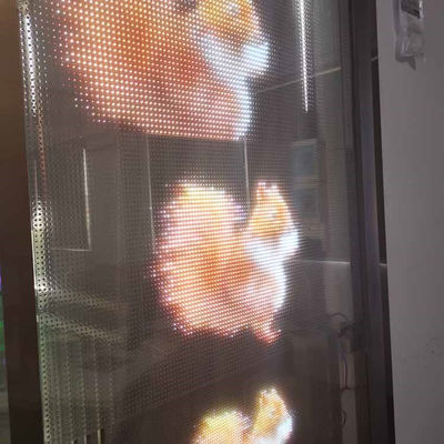 P8 interno Smart Crystal Mesh Adesivo Ultra Thin Flexible Transparent Display Panel Module LED Film Pantalla Screen Per