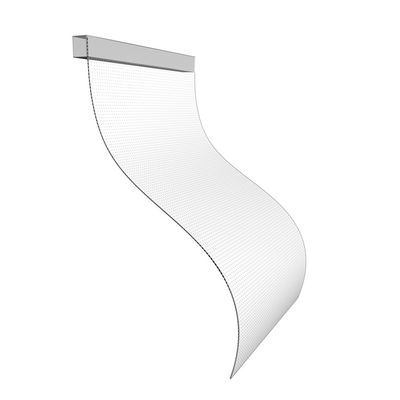 2mm thickness flexible LED Transparent Film Screel P10 DC5V WE2121RGB 16bit