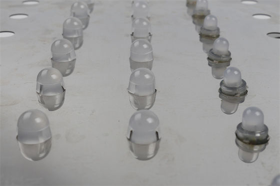 Luce pixel quadrata LED all'aperto 12mm DC5V RGB a colori pieni 0.3W Per la pubblicità