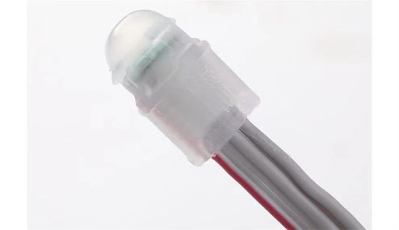 DC12V 0.2W impermeabile IP67 a colori singoli 9mm a led a fili di luce esposta per luci esterne