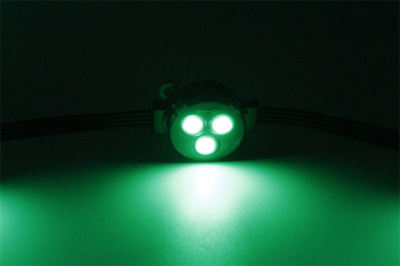 Decorazione esterna Luci di Natale permanenti 30mm RGB LED Fonte di luce a punti DC12V 0,75W LED Pixel Light