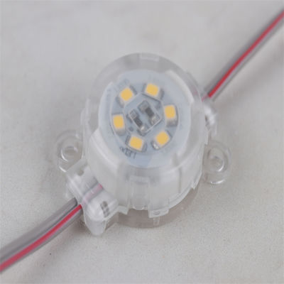 luce a punta a led Casa luminosa per decorazioni per vacanze permanenti DC9V 0,75W 25mm Lampada a punta a LED impermeabile all'aperto RGBW