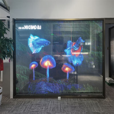 schermo a pellicola trasparente a LED personalizzato per il videowall pubblicitario