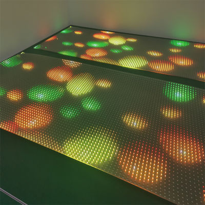 P10 RGB Color LED Transparent Film Screen Indoor Hard / Flexible LED Display Screen