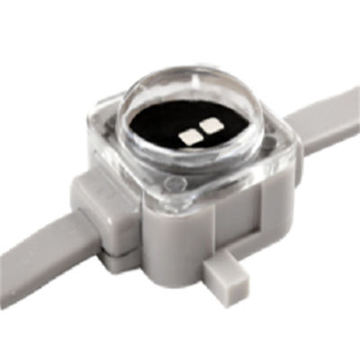IP67 Permanente Casa luminosa per decorazioni per vacanze DC9V 0.5W 25mm Lampada a LED a punta impermeabile per esterni RGBW