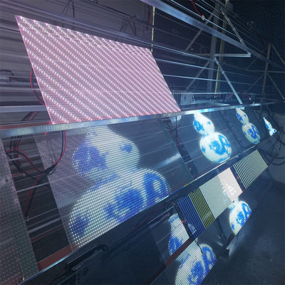 High Transparency Rate P6 Transparent Film Screen for Business 50000hrs Lifespan