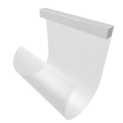 P8 LED a alta definizione schermo a pellicola trasparente per parete video interna con facile installazione e RGB DC5V