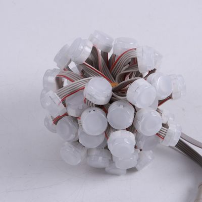Lampada monocromatica per la decorazione esterna in colore natalizio con angolo di raggio di 120 gradi e resistenza all'acqua IP67